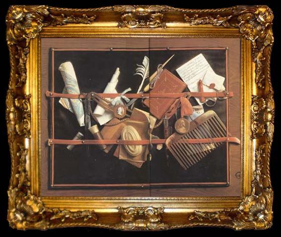 framed  HOOGSTRATEN, Samuel van Trompe l